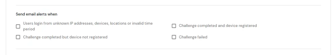 Receive Email Alerts