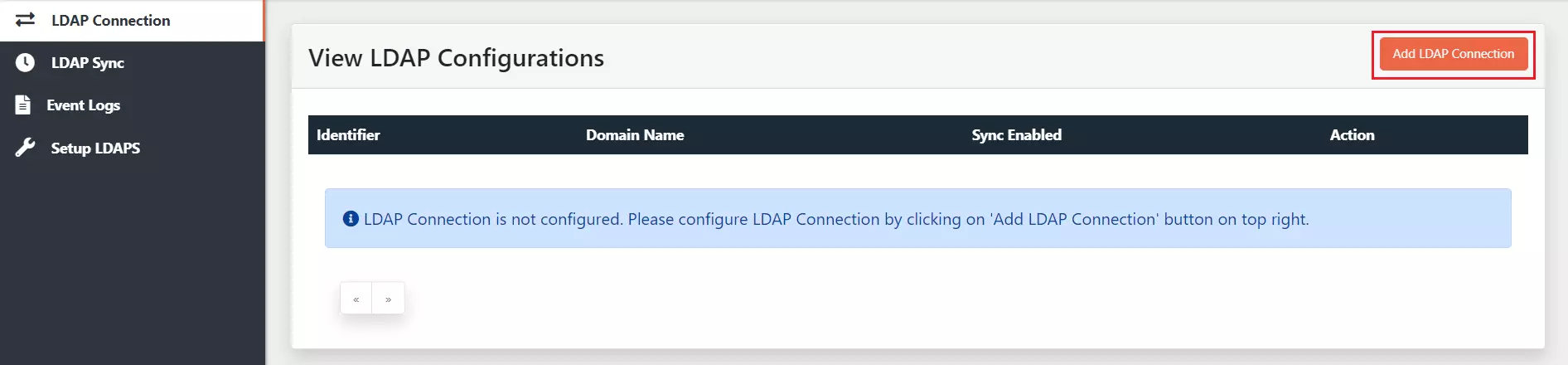 miniOrange ldap gateway add ldap connection