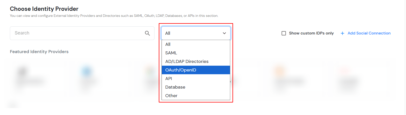 Select OAuth to setup Symfony as IDP : Select OAuth 2.0