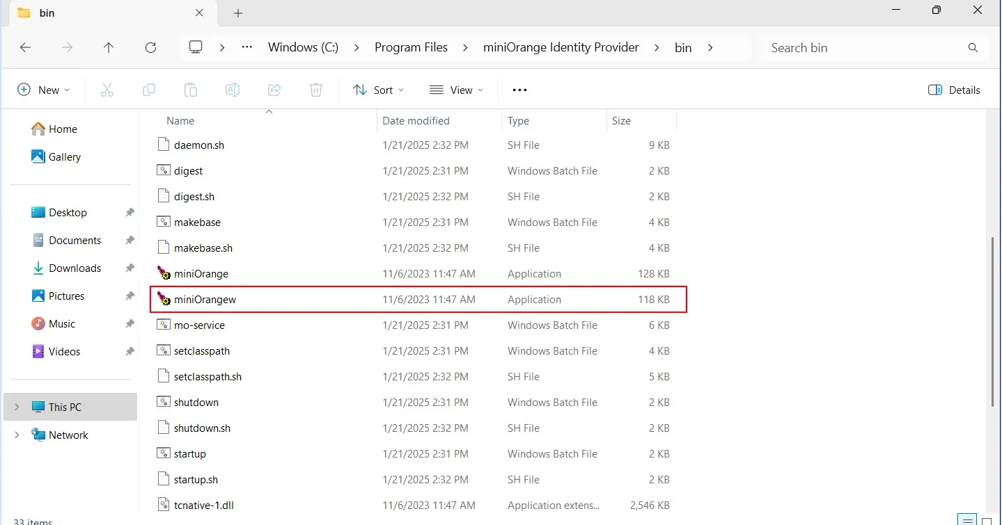 On-Premise IDP Server Windows Start