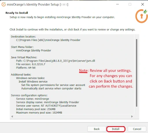 On-Premise IDP Server Windows Install