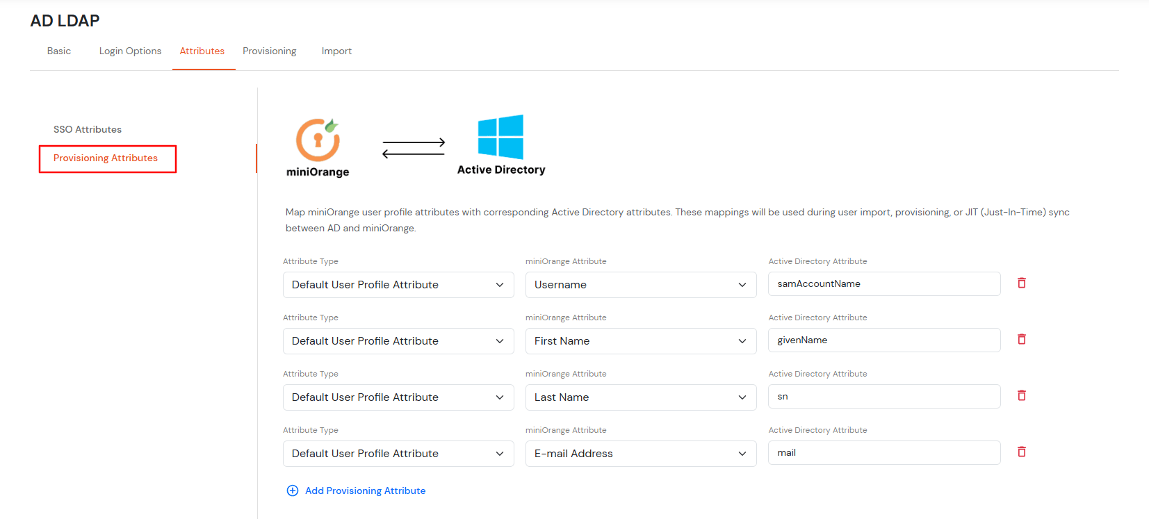 Knowbe4 : Attributes Mapping from AD