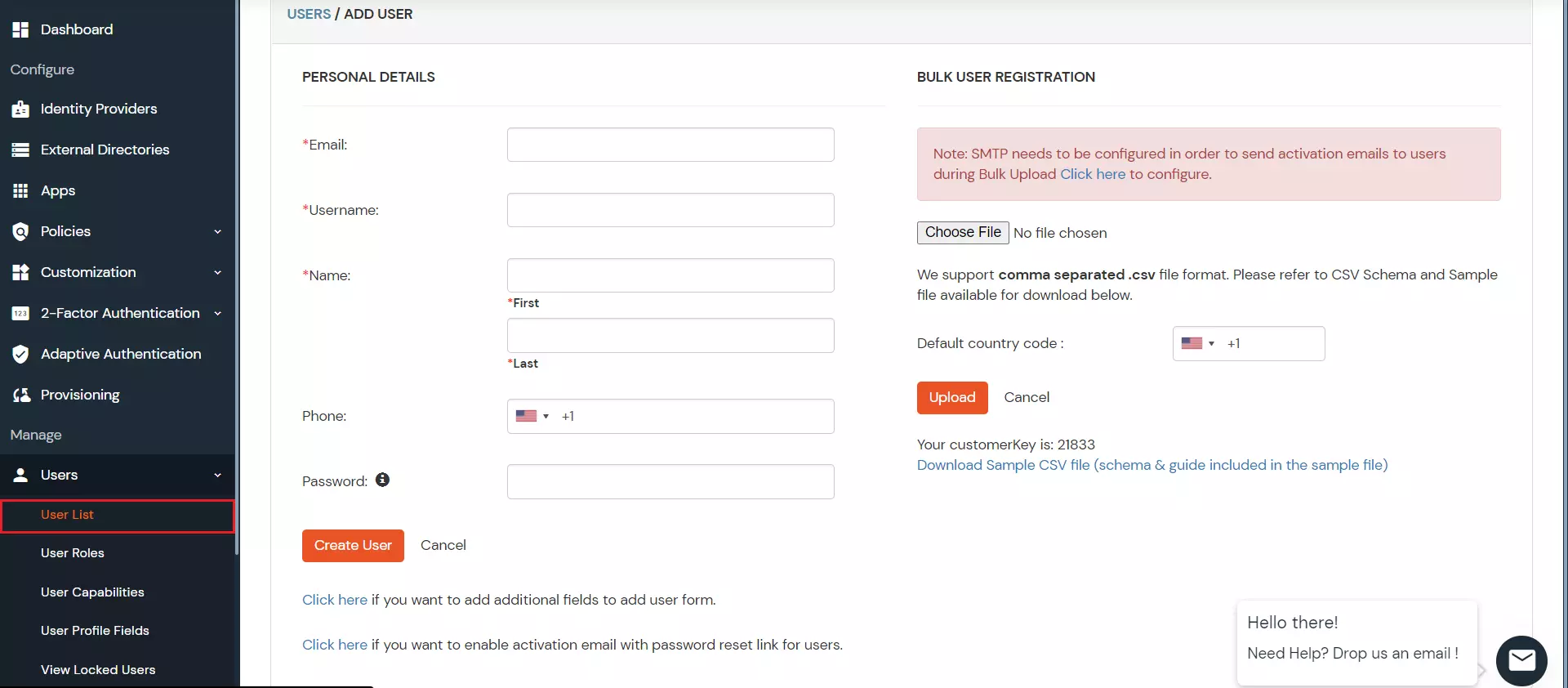 AWS Provisioning:Add User