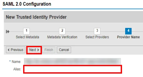Set up SAP Fiori Single Sign-On (sso): Add miniOrange as a Trusted Provider (Identity Provider) in SAP Fiori (Provider name)