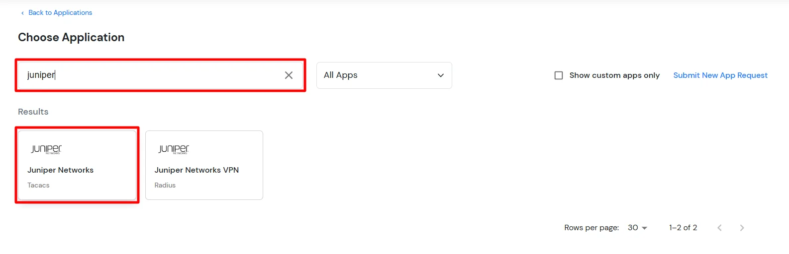 2FA Two-Factor Authentication for Juniper Routers and Switches  : Select your TACACS Client
