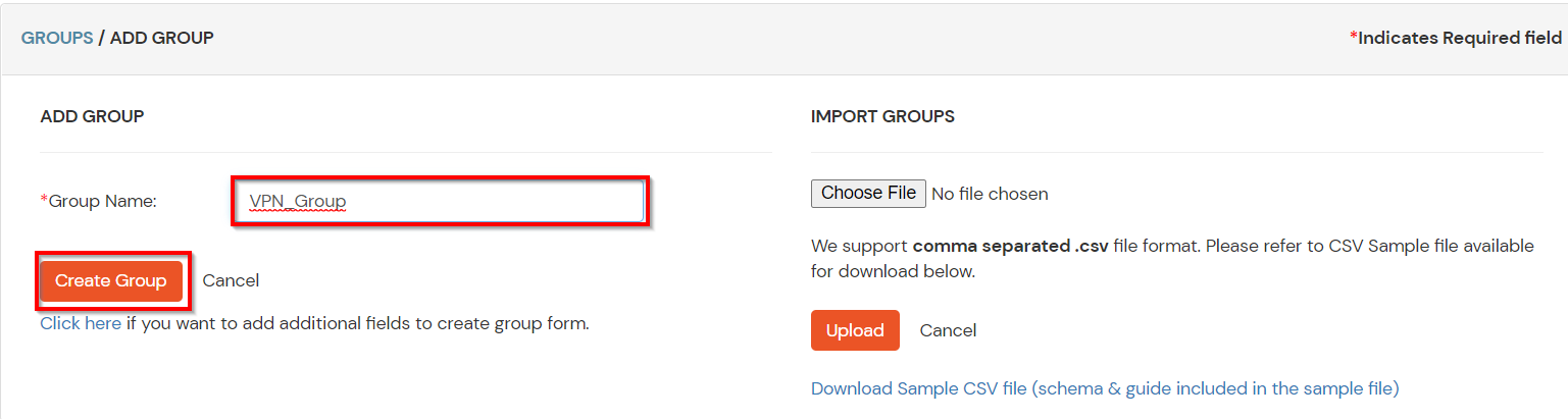 MFA/Two-Factor Authentication(2FA) for Meraki Client VPN Create Groups